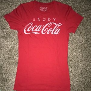 Juniors Coca-Cola Short Sleeve Top